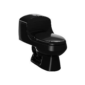 Sanitario Montecarlo Alongado Single Negro