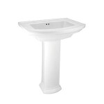 Lavamanos Piamonte con Pedestal Blanco