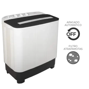 Lavadora Kalley Semi automática Carga Superior 10,1 Kilos K-ldt10b1 Blanca