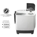 Lavadora Kalley Semi automática Carga Superior 10,1 Kilos K-ldt10b1 Blanca