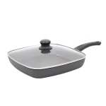 PLANCHA GRILL ALIADA 28 X 28 CM + TAPA