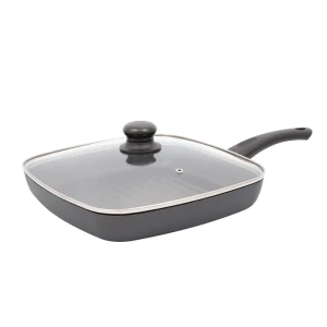 PLANCHA GRILL ALIADA 28 X 28 CM + TAPA
