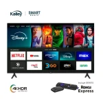TV KALLEY 50" Pulgadas 126 cm 4K UHD Smart TV Linux + Roku Express