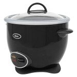 Arrocera Oster 14 Tazas Negra Con Vaporizador