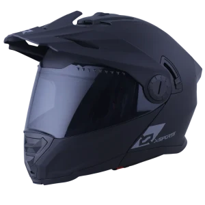 CASCO XSPORT MULTIPROPOSITO ABATIBLE NEGRO MATE