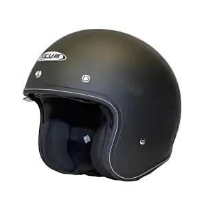 Casco ZEUZ 389 Negro mate "NUEVO" tipo chopeer.