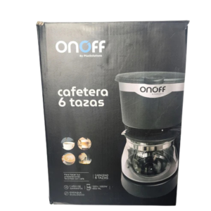 Cafetera Onoff 6 Tazas