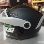 Casco XTRONG jet negro gris