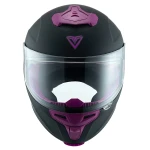 Casco Fibra Giga Negro/Purpura Mate