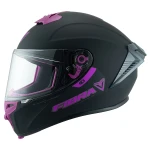 Casco Fibra Giga Negro/Purpura Mate