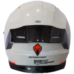 CASCO SPARTAN PANTHER BLACO BRILLO