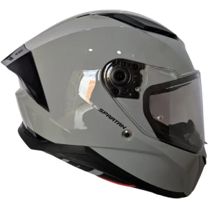CASCO SPARTAN PANTHER  GRIS BRILLO