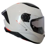 CASCO SPARTAN PANTHER BLACO BRILLO