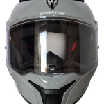 CASCO SPARTAN PANTHER  GRIS BRILLO