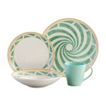Vajilla Corona Aquamarina