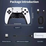 Consola Gamestick con mandos en diseño de PS5