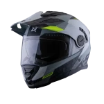 NUEVO CASCO XSPORT MULTIPROPOSITO ABATIBLE 165 Amtop Gris Amarillo Mate