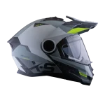 NUEVO CASCO XSPORT MULTIPROPOSITO ABATIBLE 165 Amtop Gris Amarillo Mate
