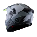 NUEVO CASCO XSPORT MULTIPROPOSITO ABATIBLE 165 Amtop Gris Amarillo Mate