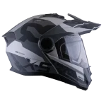 CASCO XSPORT MULTIPROPOSITO ABATIBLE 165 Amtop Gris Negro Mate