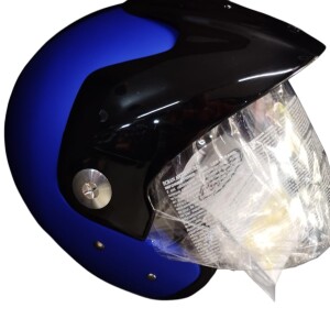 CASCO ZEUZ 507 JET AZUL MATE