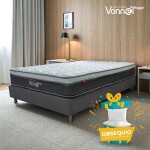 Colchon CONFORT FULL + Base Cama