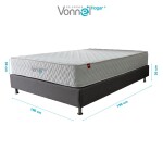 Colchon moon + Base Cama