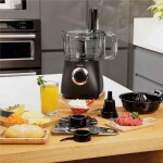 PROCESADOR DE ALIMENTOS KALLEY K-MPA500N, CAPACIDAD EN LITROS 1.2L /8 TAZAS.