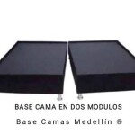 BASE CAMA EN DOS MÓDULOS