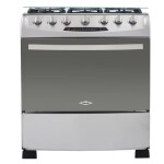 Estufa de Piso HACEB 6 Puestos Con Horno Gas Natural Oregano 76-VF Gris