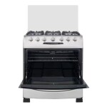 Estufa de Piso HACEB 6 Puestos Con Horno Gas Natural Oregano 76-VF Gris