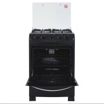 Estufa de Piso HACEB Orégano 4 Puestos Con Horno Gas Propano 60-VF Negro