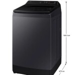 Lavadora carga superior SAMSUNG Carga Superior 15 kg (33 lb) WA70F15E4CCO, EcoBubble™