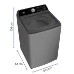 Lavadora KALLEY Carga Superior 18 Kilos K-LD18G Gris
