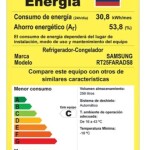 Nevera SAMSUNG No Frost Congelador Superior 256 Litros RT25FARADS8/CO Gris