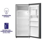 Nevera KALLEY Frost Una Puerta 187 Litros K-N187L Gris