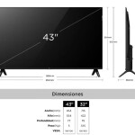 TV TCL 43" S5K FHD QLED