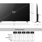 TV TCL 55" P635 4KUHD Google Tv