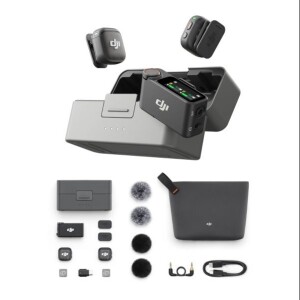 Microfono DJI Mic 3 (2 TX + 1 RX + Charging Case)