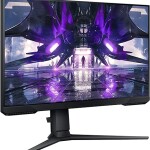 Monitor Samsung Gamer 24" pulgadas LS24AG320NLXZL Plano Negro